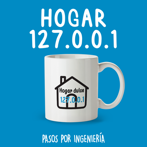 Taza Hogar dulce 127.0.0.1